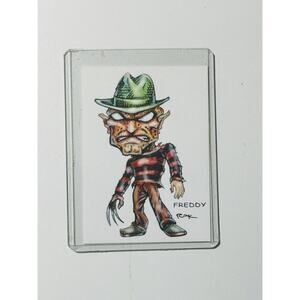 Freddy Krueger One-of-a-Kind Art Sketch Card By Robert A. Kraus RAK
